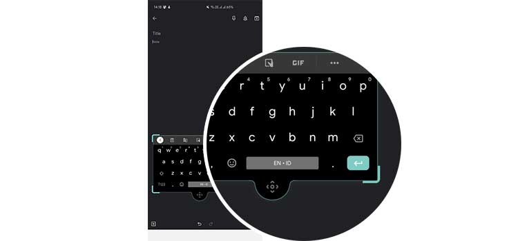 floating keyboard gboard
