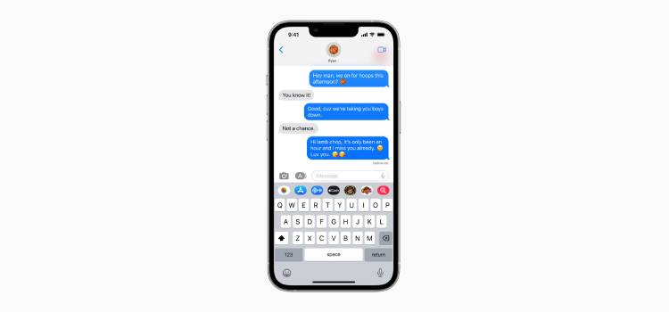 Fitur iOS 16 update iPhone message dengan emoji baru dan Report Junk.