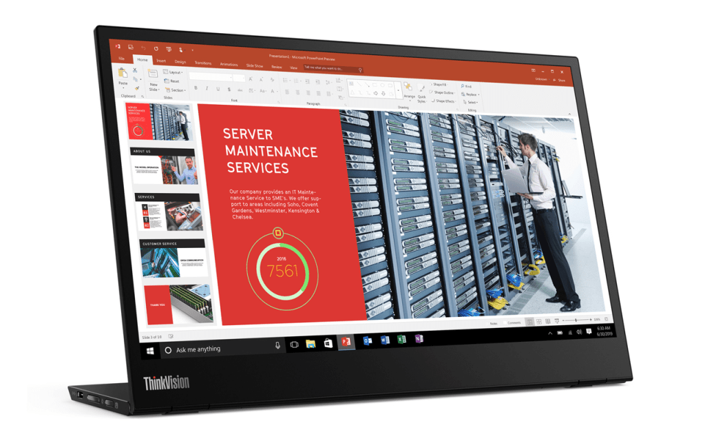 Lenovo ThinkVision M14 monitor portable terbaik untuk gaming dan kerja