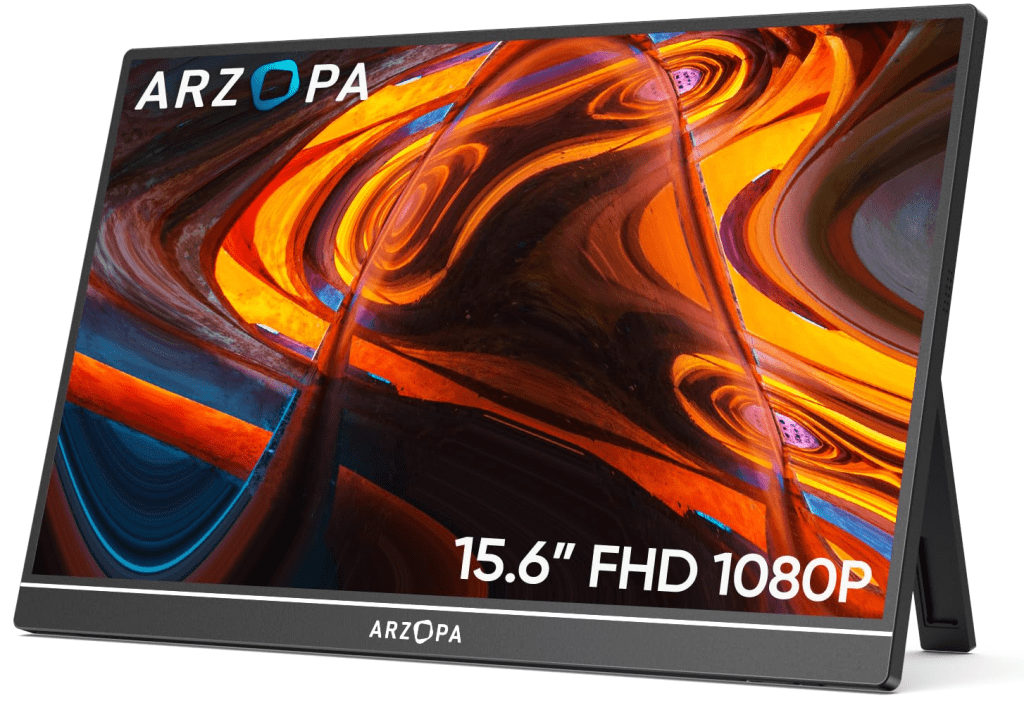 ARZOPA 15.6’’ 1080P FHD Portable Monitor monitor portable terbaik untuk gaming dan kerja