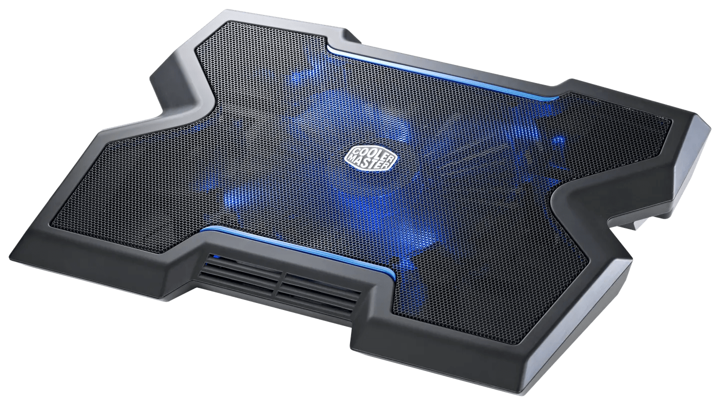 Cooler Master Notepal X3. rekomendasi laptop cooling pad terbaik untuk menjaga suhu laptop tetap stabil.