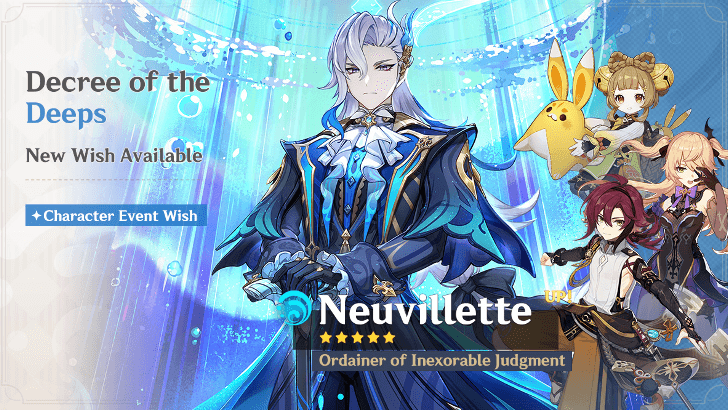 Panduan lengkap build Neuvillette Genshin Impact