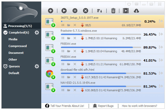 Aplikasi Mirip IDM untuk Download Cepat - EagleGet
