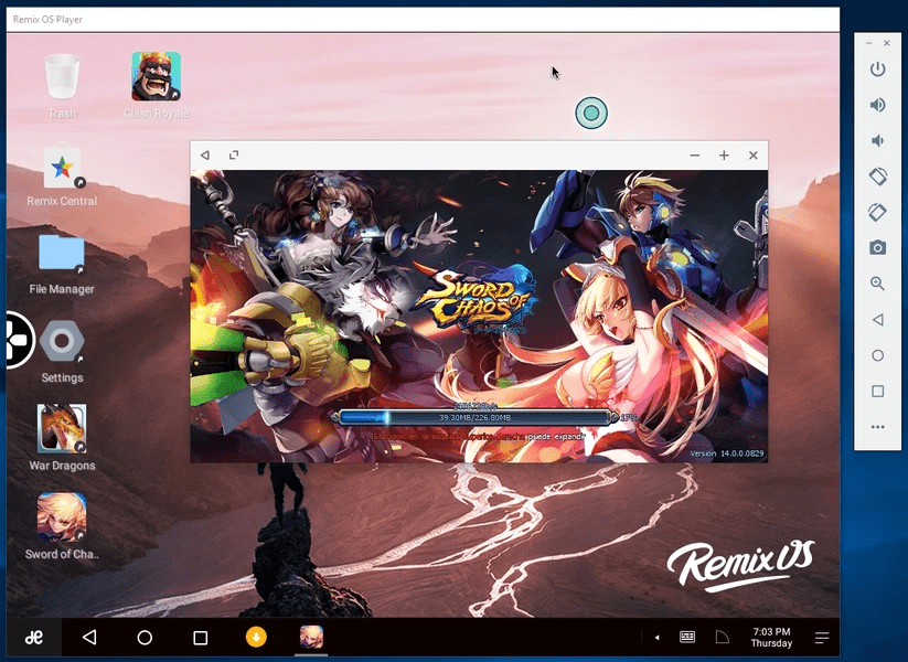 Aplikasi emulator mirip BlueStack untuk menjalankan aplikasi Android di PC - Remix OS Player