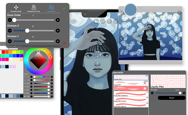 Alternatif aplikasi mirip Procreate yang gratis untuk desain digital - Ibis Paint X