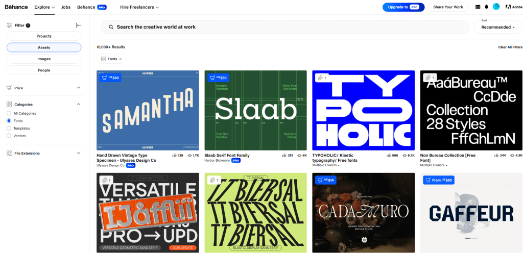 Website Download Font Gratis - Font Squirrel