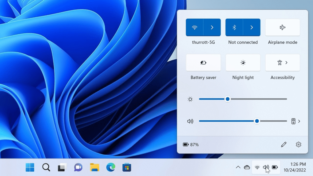 Cara Mencerahkan Layar Laptop dari windows action center