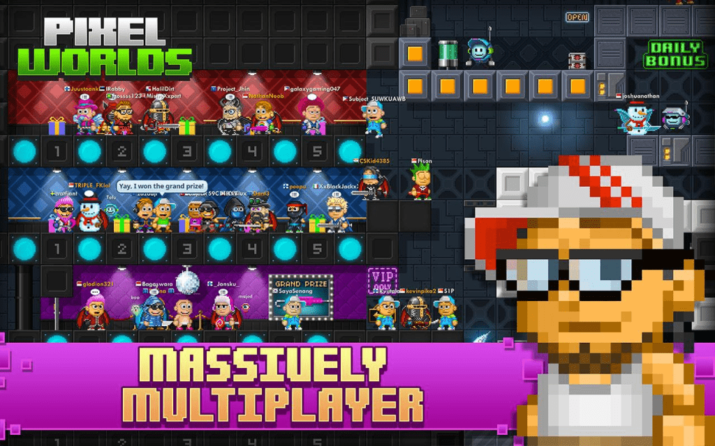 alternatif game selain growtopia, pixel worlds