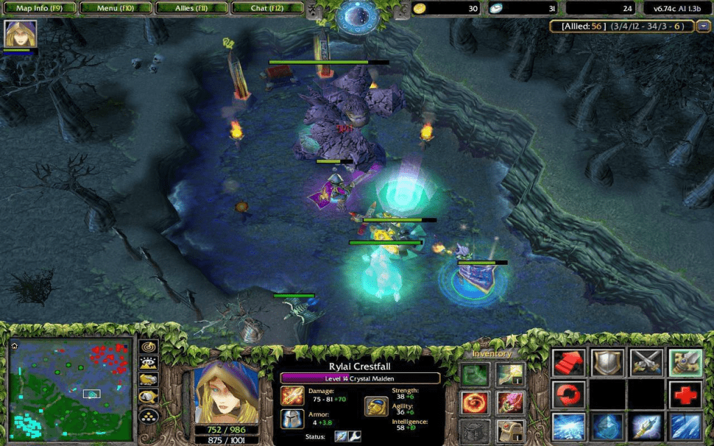 warcraft III dota 1