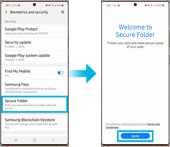 cara menggunakan samsung secure folder untuk mengunci aplikasi di hp samsung