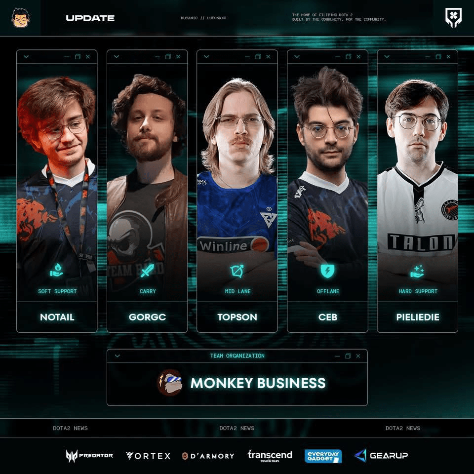 Dota 2 Monkey Business di Games of the Future 2025