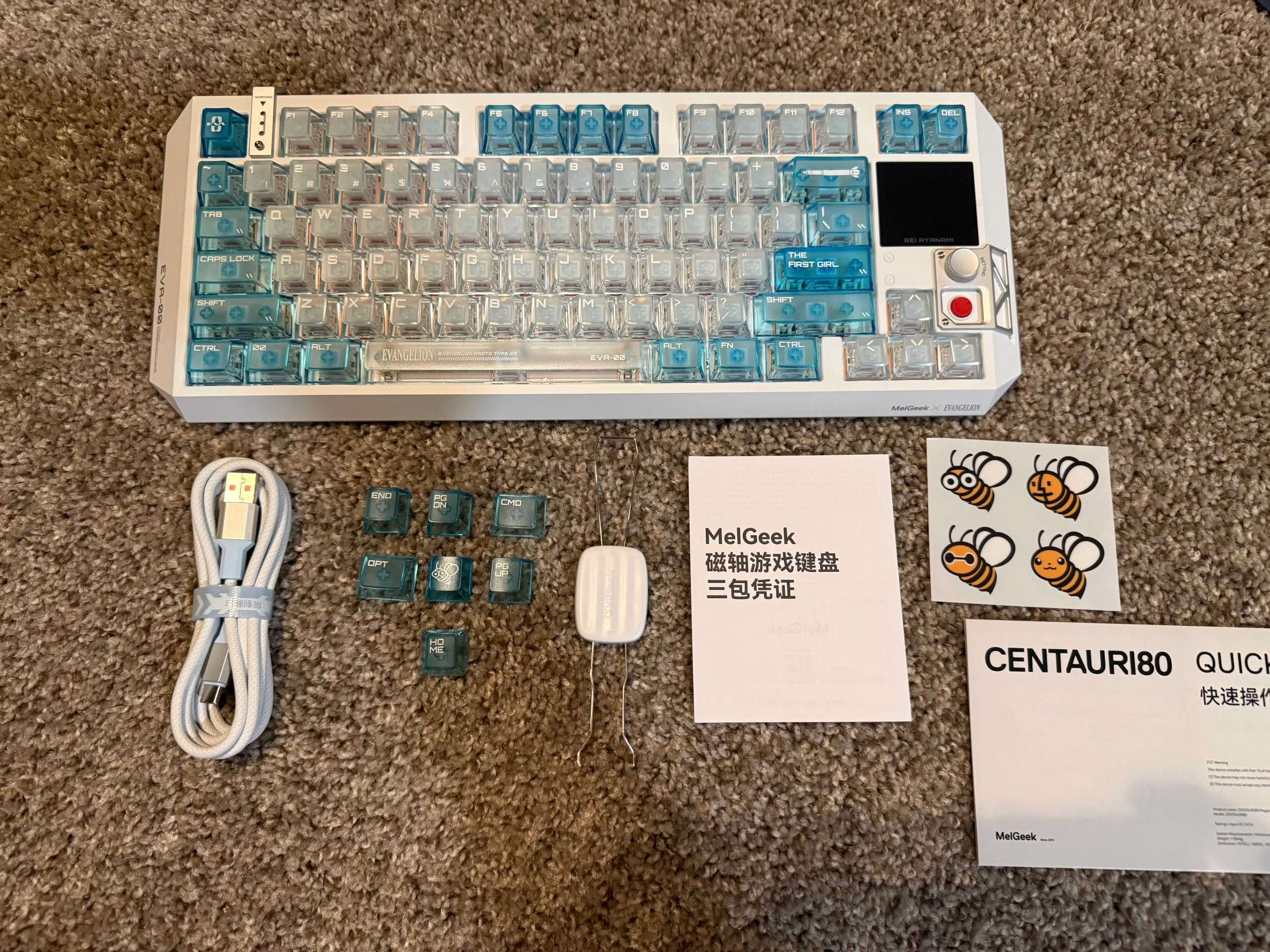 Review MelGeek Centauri80 Rei Edition: Keyboard Impian Fans Evangelion